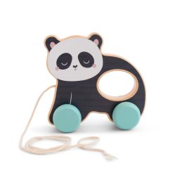 Pull along animal panda, jucarie de tras