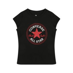 CONVERSE Tricou roșu / negru / alb