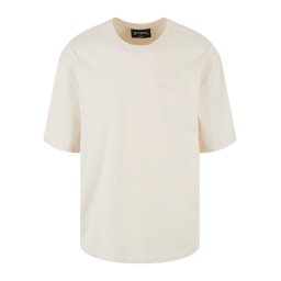 Dropsize Tricou 'Dove 2.0' ecru / maro / galben / negru