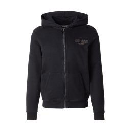 GUESS Hanorac maro mokka / negru