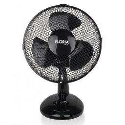 Ventilator de birou Floria ZLN-1211, diametru 26 cm, putere 25 W, 2 trepte de viteza, functie oscilare