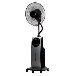 Ventilator Pulverizare Apa cu Aromaterapie si Protectie Impotriva Insectelor, Telecomanda, Putere 90W, Diametru 47cm