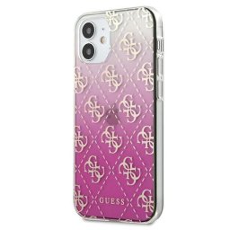 Husa Guess GUHCP12SPCU4GGPI iPhone 12 mini 5.4" pink/pink hardcase 4G Gradient