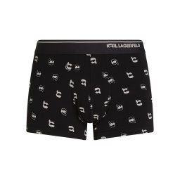 Karl Lagerfeld Boxeri 'Ikon' grej / negru / alb murdar