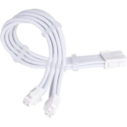 SilverStone power supply extension cable SST-PP07E-EPS8W-V2, EPS 12V 8pin (4+4) (white, 30cm)