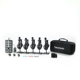 Microfon Solutie intercom completa WiTalk9 WT5S10xbat 5 pers Full-Duplex 1.9GHz single-ear Negru