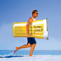 Saltea Gonflabila tip Colac Halba Bere pentru Piscina