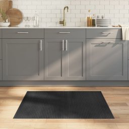 Covor dreptunghiular, gri, 80x100 cm, bambus GartenMobel Dekor