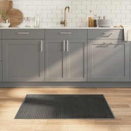 Covor dreptunghiular, gri, 70x100 cm, bambus GartenMobel Dekor