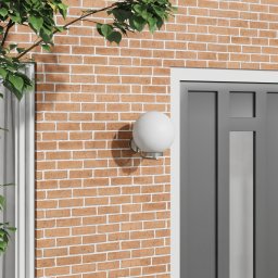 Aplica de perete pentru exterior Argintiu Otel inoxidabil IP44 GartenMobel Dekor