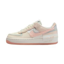 Pantofi dama, Nike, W Air Force 1 Shadow, DZ1847-105-Bej, sport, piele naturala, cu talpa groasa, bej (Marime: 38)