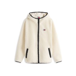 Tommy Jeans Jachetă fleece bej