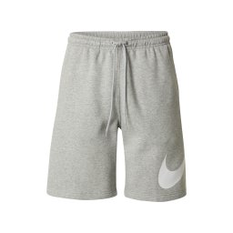 Nike Sportswear Pantaloni 'CLUB' gri amestecat / alb