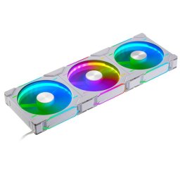 PH-F140D30_DRGB_PWM_WT01_3P, 3 ventilatoare de 140 mm, 1800 rpm, Alb