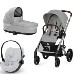 Carucior Cybex, Balios S Lux 3 in 1 SLV B, Stone Grey