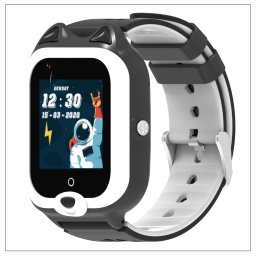 Ceas smartwatch GPS copii Wonlex KT22, Negru