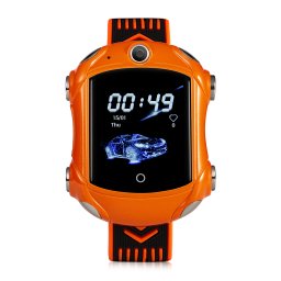 Ceas smartwatch GPS copii Wonlex KT14, Portocaliu