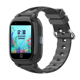 Ceas smartwatch GPS copii Wonlex KT10S, Negru