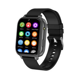 Ceas smartwatch pentru copii YQT-T12, Negru