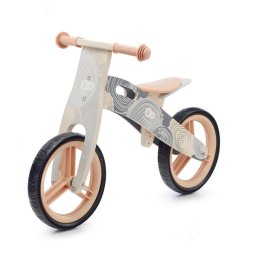 Bicicleta Din Lemn Fara Pedale Runner Nature Kinderkraft GREY