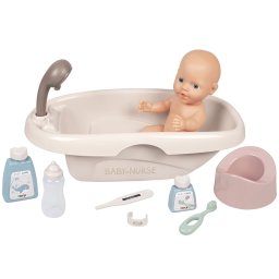 Set Smoby Baby Nurse cadita, olita si accesorii pentru papusi