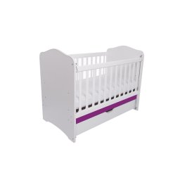 Patut VESSANTI Como culisant cu sertar - Alb cu Violet