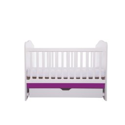 Patut VESSANTI Como cu sertar - Alb cu Violet