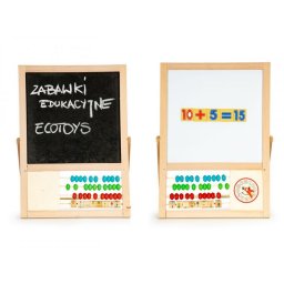 Tabla educationala cu abac si numere Ecotoys MB385