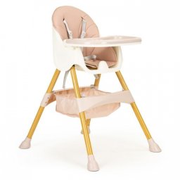 Scaun de masa 2 in 1 Ecotoys HC-823S - Roz
