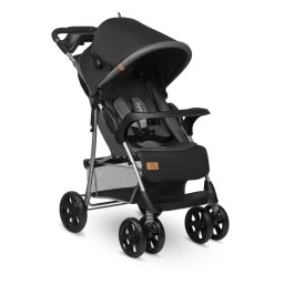Lionelo - Carucior sport Emma Plus, Cu tavita, 2 Suporturi pentru pahar, Geanta accesorii, Conform cu standardul european de securitate EN1888-1, Stone