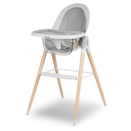 Lionelo - Scaun de masa Maya, 2 in 1, Transformabil, 3 pozitii de inclinare, Conform cu standardele europeane de securitate EN14988, EN12790, White