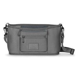 Lionelo - Geanta impermeabila pentru mamici si carucior, Little Cube, Cu 4 compartimente, Curea detasabila, Buzunar exterior detasabil, Gri