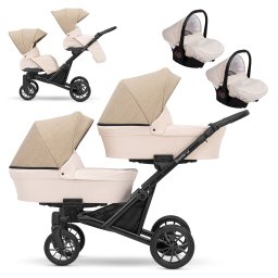 Carucior 3 in 1 pentru gemeni Kunert Booster Light