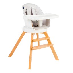 Scaun de masa 3 in 1 Juju Eat&Twist, Gri