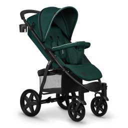 Lionelo - Carucior sport Annet Plus, De la nastere, Cu accesorii si capotina XXL reglabila, 0 - 22 Kg, Conform cu standardele europene de securitate EN1888-1 si EN1888-2, Verde
