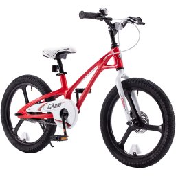 Bicicleta Copii 5-7 ani Galaxy G1801C 18", Rosu/Alb