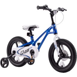Bicicleta Copii 4-6 ani Galaxy G1601C 16", Albastru/Alb