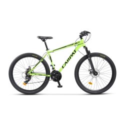 Bicicleta MTB-HT CARPAT C2759C Spartan, Shimano Tourney, 21 Viteze, Cadru Aluminiu, Roti 27.5 Inch, Frane Mecanice Disc, Verde/Negru