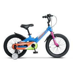 Bicicleta Copii 4-6 ani Carpat PRO C16122B 16", Albastru/Portocaliu