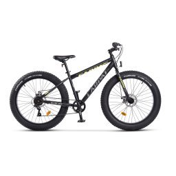 Bicicleta Fat Bike Carpat Aventus C26217A 26", Negru/Gri/Galben