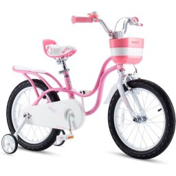 Bicicleta Copii 2-4 ani Royal Baby Little Swan 12", Roz