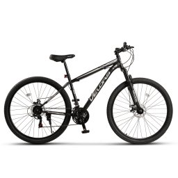 Bicicleta MTB-HT Velors Challenge 2.9 V2910A 29", Negru/Gri