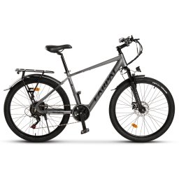 Bicicleta Electrica (E-Bike) MTB Carpat Almighty C26518E 26", Gri/Negru