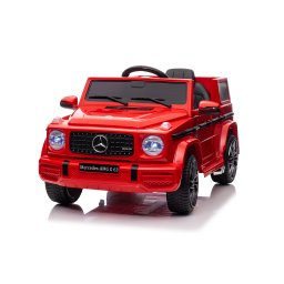 Masinuta electrica cu telecomanda, Mercedes-Benz AMG G63, roti EVA, scaun piele ecologica, Rosu