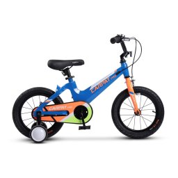 Bicicleta Copii 3-5 ani Carpat PRO C14122B 14", Albastru/Portocaliu
