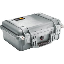 Geanta etansa Peli SmallCase 1450 Silver (Optiuni incluse: Fara burete)