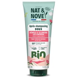 Balsam BIO delicat pentru toate tipurile de par, cu extract de galbenele NatNove
