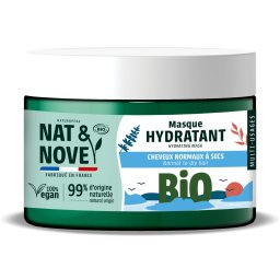 Masca 3 in 1 BIO hidratanta, pentru par normal si uscat, cu extract de castravete NatNove
