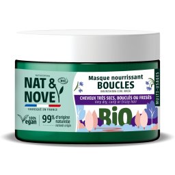 Masca 3 in 1 BIO hranitoare, pentru par cret, cu extract de nalba NatNove
