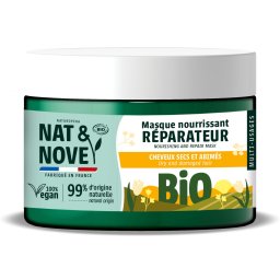 Masca 3 in 1 BIO reparatoare si hranitoare, par uscat si deteriorat, cu extract de alune NatNove